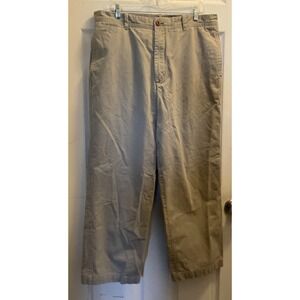 Timberland Khakis Twill Utility Pants Flat Front Mens Chinos Size 36/34